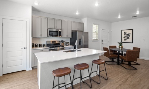 Luxury kitchen at  The Selby apartments in Colorado Springs