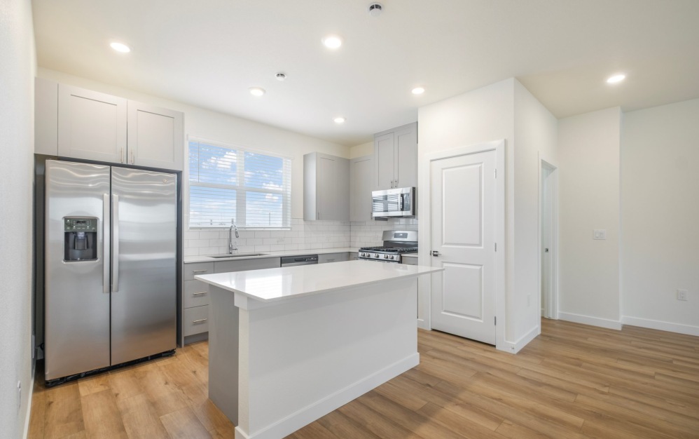 Townhome D Kitchen with Island