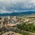 Aerial shot of the city